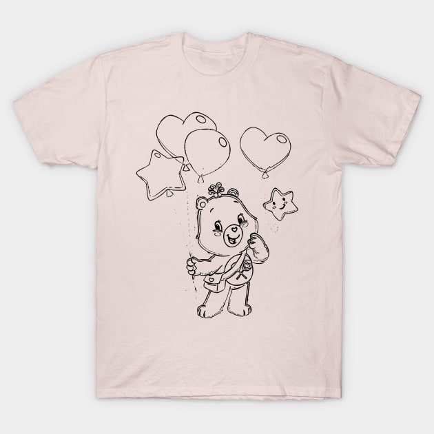 Care Bear balloon T-Shirt by SDWTSpodcast